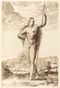 Une jeune femme picte, c1585