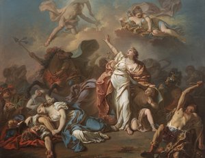 Apollon et Diane attaquant les enfants de Niobé