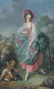 Ballerine Marie-Madeleine Guimard 1743-1816 en tant que Terpsichore - Jacques Louis David
