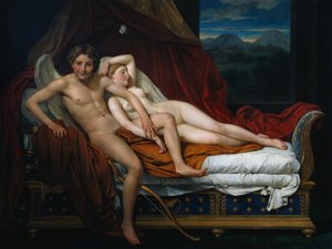 Cupidon et Psyché - Jacques Louis David