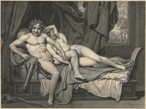 Cupidon et Psyché - Jacques Louis David