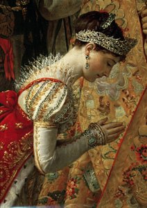 Impératrice Joséphine Le Couronnement de Napoléon (détail)