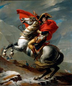 Portrait équestre de Napoléon Ier Bonaparte - Jacques Louis David