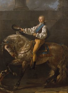 Portrait équestre de Stanisław Kostka Potocki - Jacques Louis David