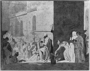 Homère récitant ses poèmes, 1794
