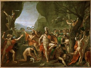 Léonidas aux Thermopyles
