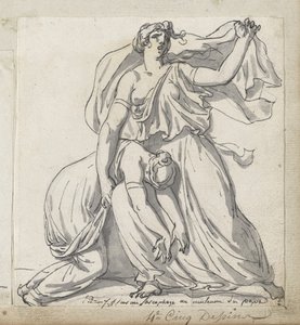 Niobé et sa fille - Jacques Louis David