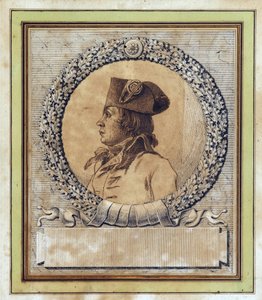 Philippe François Joseph Le Bas - Portrait de Philippe-François-Joseph Le Bas (1764-1794) par Jacques Louis David (1748-1825), c. 1793