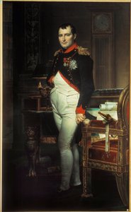 Portrait en pied de Napoléon Ier dans son cabinet de travail aux Tuileries