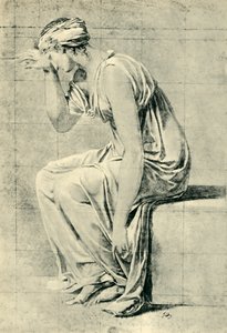 Femme assise, fin 18e-début 19e siècle