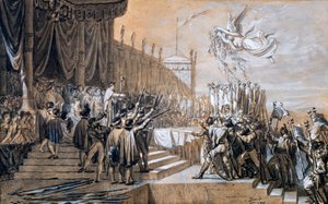 La distribution des aigles, 5 décembre 1804, 1808 - Jacques Louis David