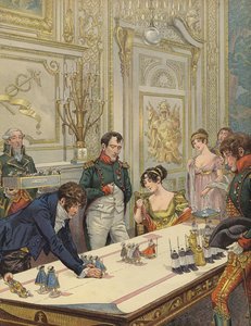 Napoléon et Joséphine se préparant pour leur couronnement