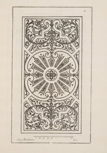 Conception pour Parterre, de Théâtre des Plans et Jardinages, pub.1652 - Jacques Mollet