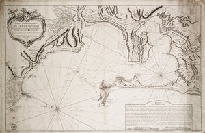 Carte hydrographique de la baie de Cadix