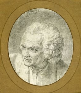 Portrait de Jean-Jacques Rousseau 1712-1778, 1775 - Jacques Philippe Caresme