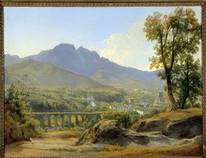 Paysage, vue depuis la Villa Cava - Jacques Raymond Brascassat
