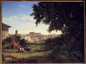 Rome, vue du Colisée