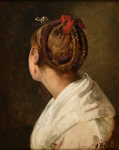Tête de jeune romaine - Jacques Raymond Brascassat