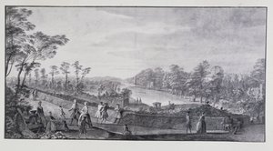 La rivière artificielle, villa de Lord Burlington à Chiswick - Jacques Rigaud
