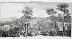 Vue du Château dans le parc de Saint-Cloud, du côté de la grande avenue - Jacques Rigaud