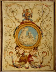 Panneau décoratif du cabinet turc du Comte d