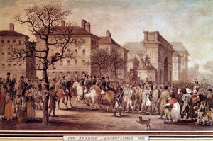 Campagne de France en 1814 : entrée à Paris des prisonniers des armées alliées