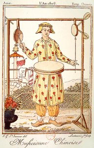 Musicien chinois, 1806