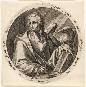 Saint Jean, quatrième planche des Quatre évangélistes