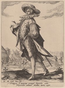 Trésorier - Jacques de Gheyn II after Hendrik Goltzius