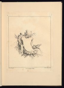 Conception pour une cartouche évoquant la mer