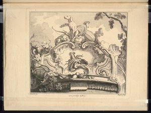 Conception pour un Cartouche avec Écrevisse (Horizontal)