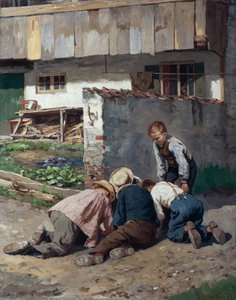 Garçons jouant