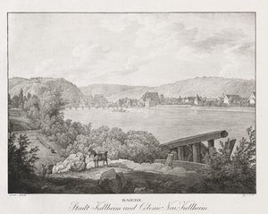 Bavière, ville de Kellheim et colonie de Neu-Kellheim - Jakob Alt