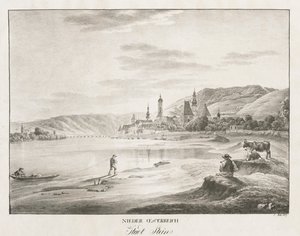 Nieder-Österreich, ville de Stein, 1819 - Jakob Alt