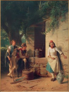 Fille à la fontaine