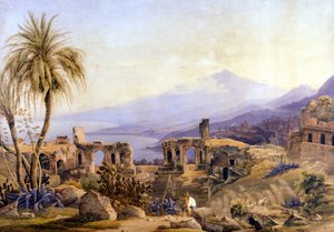Taormina en Sicile : les ruines et l