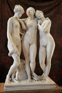 Les Trois Grâces, Salon 1831 ... - James (1790 1852) Pradier