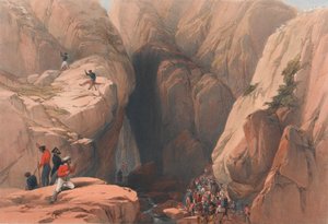 Entrée dans le col de Kojak depuis Parush, c.1839