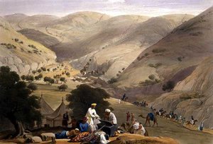 La troisième descente du col de Koojah, de 