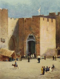 Jaffa; ou, "Porte des Poissons" (lithographie en couleur) - James (after) Clark
