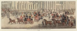 Les Courriers Royaux - Départ du Bureau de Poste Général, Londres - James (after) Pollard