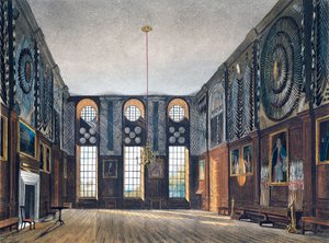 Chambre de garde, Gravure par Richard Reeve, d