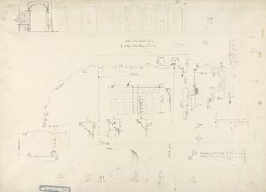 Détails du temple au-dessus de la source à Zaghouan - James 1730 94 Bruce