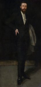 Arrangement en noir: Portrait de F. R. Leyland, 1870-1873 - James Abbott McNeill Whistler