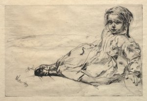Bibi Valentin, 1859 - James Abbott McNeill Whistler
