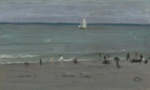 Scène côtière, Baigneurs, 1884-85