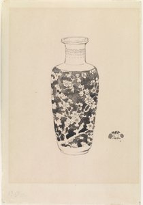 Vase cylindrique à col épais, 1876 - James Abbott McNeill Whistler
