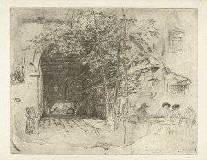 Passage sous une maison à Venise