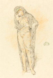 Figure drapée, debout, 1891