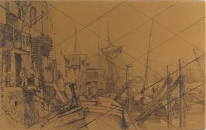 Plaque de gravure : Limehouse, 1859